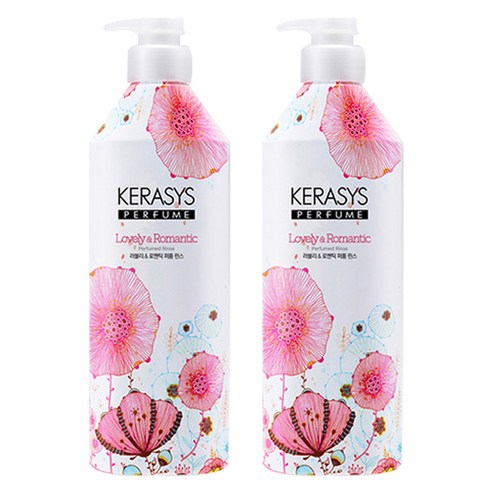케라시스 러블리 앤 로맨틱 퍼퓸 린스, 600ml, 2개