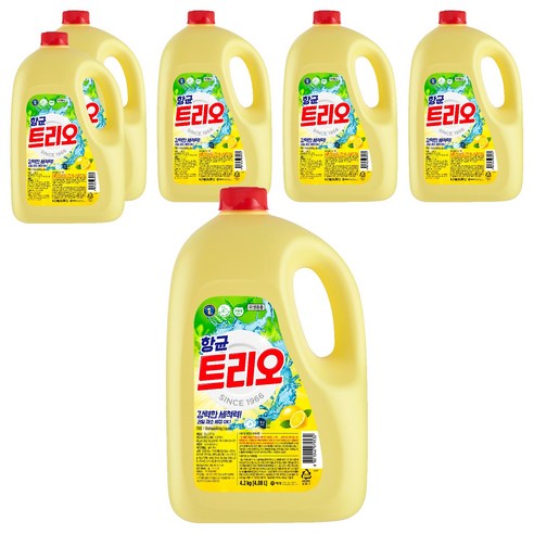트리오 항균 주방세제, 4.2kg, 6개