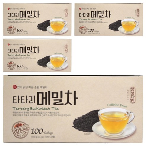 오대산식품_타타리메밀차티백세트, 1.5g, 100개입, 4개