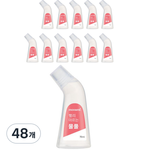 모나미 빨리 마르는 물 풀, 48개, 70ml