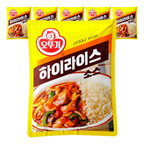 오뚜기 하이라이스 소스, 1kg, 6개