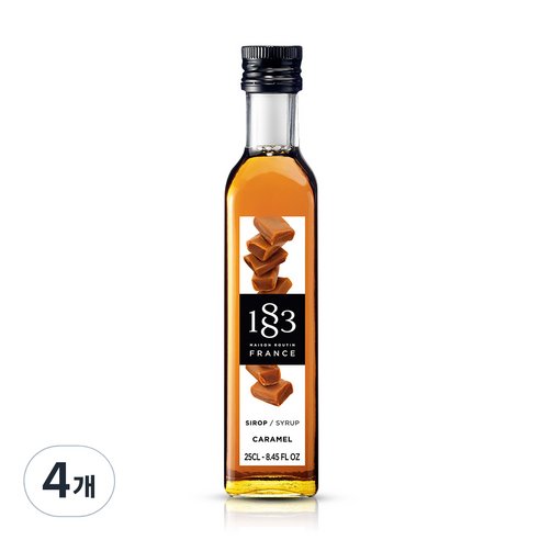 1883루틴 카라멜 시럽, 250ml, 4개