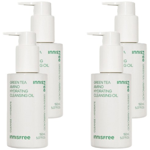 이니스프리 그린티 아미노 수분 클렌징 오일, 150ml, 4개