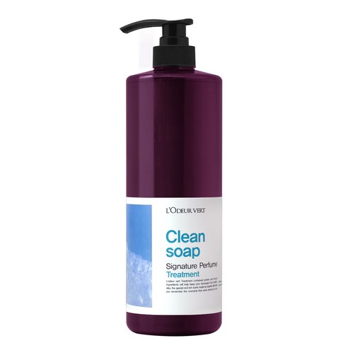 로더베르 시그니처 퍼퓸 트리트먼트 클린솝 1000ml, 1개