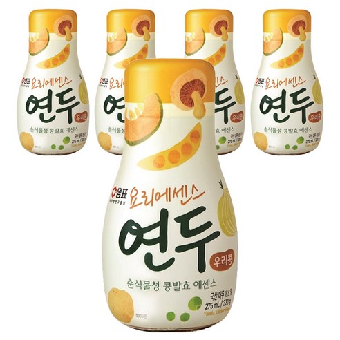 샘표 우리콩 요리에센스 연두, 275ml, 5개