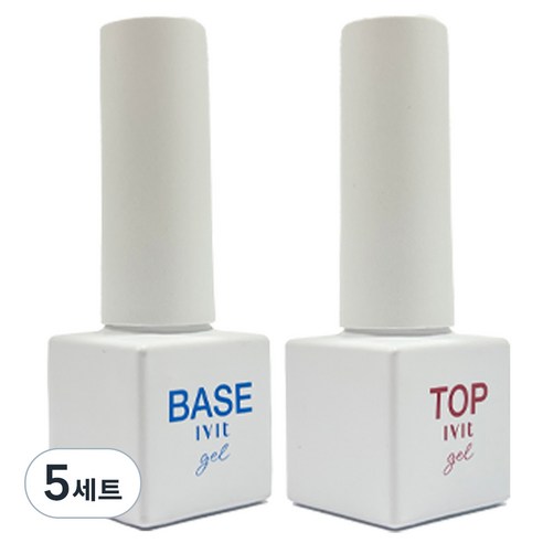 아이빛 케라틴 베이스 젤네일 5ml + NON 탑젤 5ml, 베이스젤 + 탑젤, 5세트