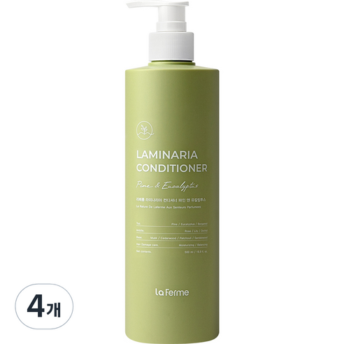 라페름 라미나리아 컨디셔너 파인 앤 유칼립투스, 4개, 500ml