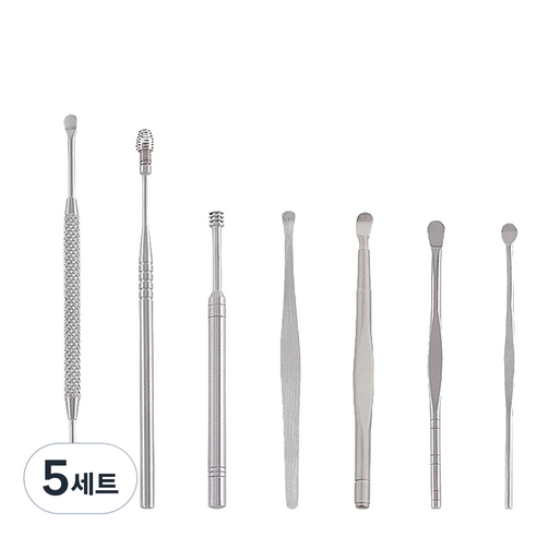 샵마인드 귀이개 7종 세트, 5세트