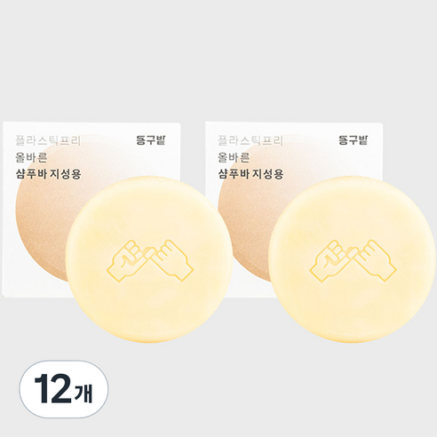 동구밭 지성용 샴푸바, 100g, 12개