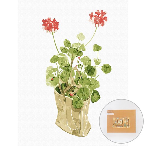 아트조이 DIY 명화그리기 30 x 40 cm, 꽃의 인사, 1개