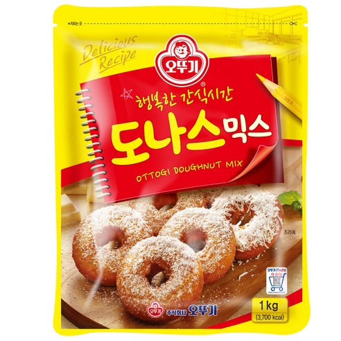 오뚜기 도나스믹스, 1kg, 40개