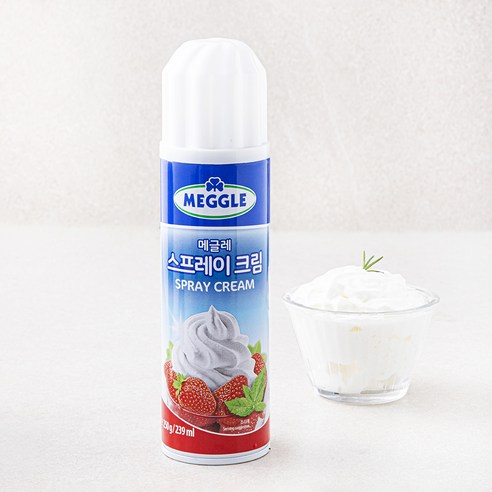 메글레 스프레이 휘핑크림, 250g, 1개