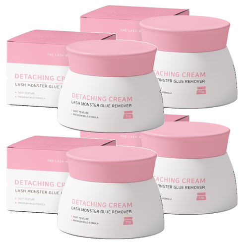 라몽 디터칭 크림 속눈썹 글루 리무버, 15g, 4개