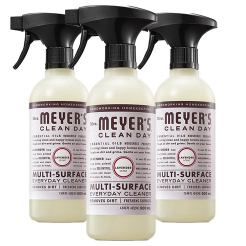 미세스마이어스클린데이 다목적 세정제 라벤더, 500ml, 3개
