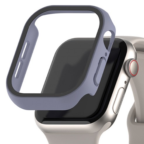 신지모루 9H 풀커버 일체형 SF코팅 케이스, 라벤더, 1개