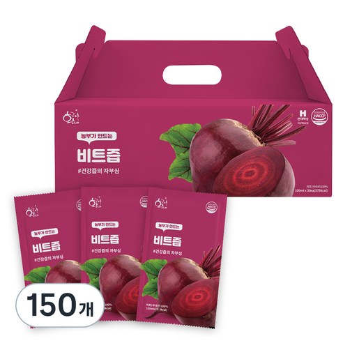 황금이네 국내산 비트즙, 100ml, 150개