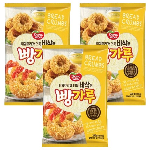 동원 빵가루, 3개, 200g
