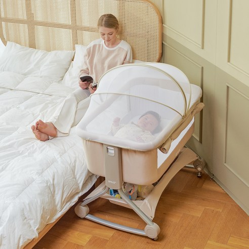 꿈결 같은 안식을 선물하는 엔픽스 스누즈 플러스 아기침대
