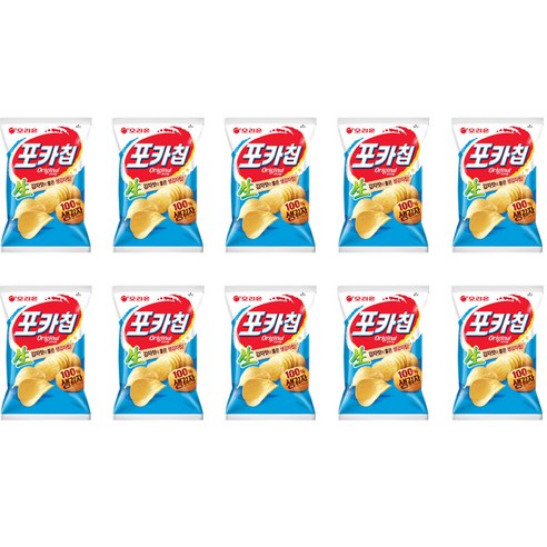 오리온 포카칩 오리지날, 66g, 10개