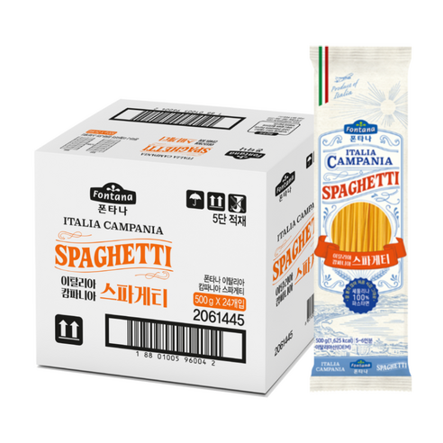 폰타나 이탈리아 캄파니아 스파게티, 500g, 24개