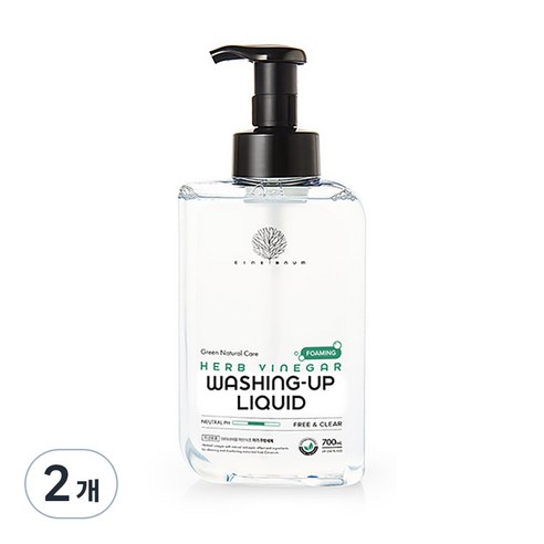 아이너바움 아기 주방세제 무향 거품형, 700ml, 2개