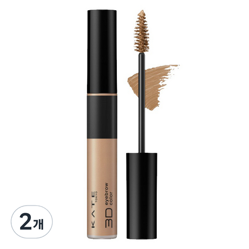 케이트 3D 아이브로우 컬러 Z 6.3g, BR-2 라이트브라운, 2개