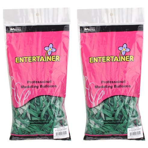 네오룬스 260N 요술풍선 100p, 스탠다드그린, 2개