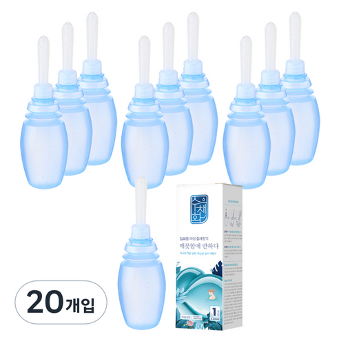 수채화 일회용 여성 질세정기, 110ml, 20개