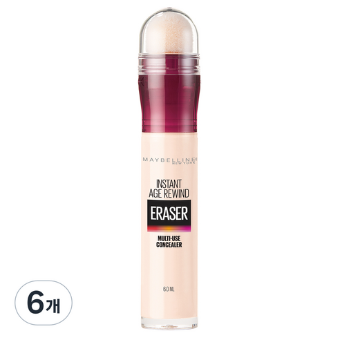메이블린 뉴욕 에이지 리와인드 스틱 컨실러 6ml, 아이보리, 6개