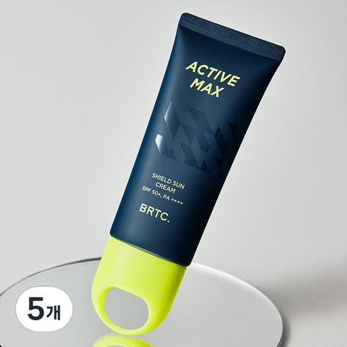 비알티씨 액티브 맥스 쉴드 선크림 SPF50+ PA : PA+++, 50ml, 5개