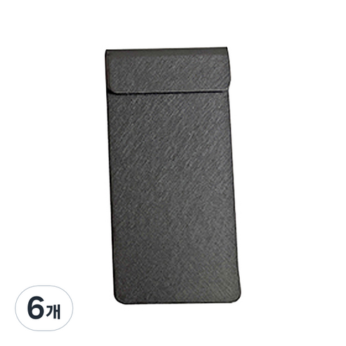 자석빌지 L, 6개, 블랙