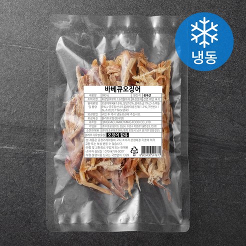 바비큐 오징어 (냉동), 280g, 1봉