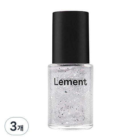 르멘트 컬러 네일, 30실버 샹들리에  글라스, 14ml, 3개
