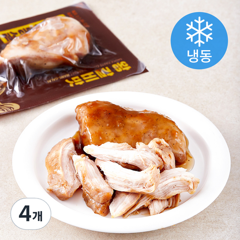 한끼통살 왕갈비맛 닭가슴살 (냉동), 100g, 4개