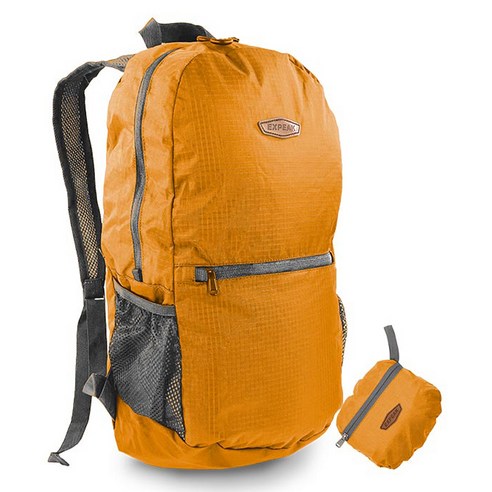 엑스피크 컴팩트 초경량 폴딩백팩 & 등산배낭 10L, 오렌지