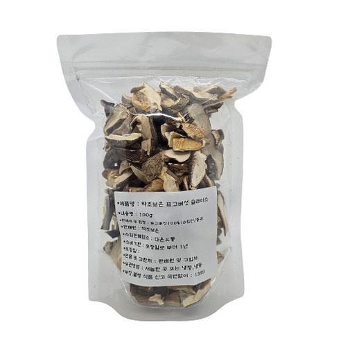 약초보은 건슬라이스 표고버섯, 100g, 1개
