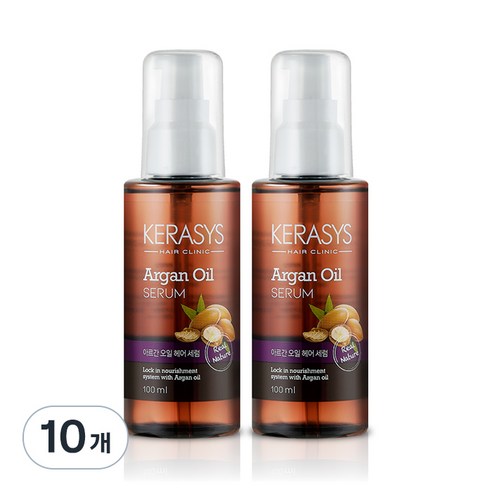 케라시스 내추럴레시피 아르간 헤어오일 세럼, 100ml, 10개