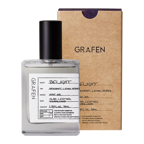 그라펜 딜라이트 향수 오 드 퍼퓸, 50ml, 1개