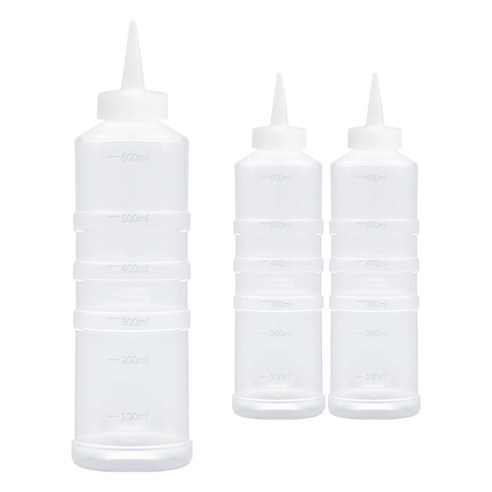 일상속반짝 국내생산 잘라쓰는 소스통 1구 뚜껑 미포함, 600ml, 3개