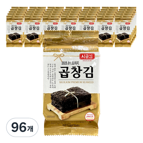 시골 곱창김, 96개, 5g