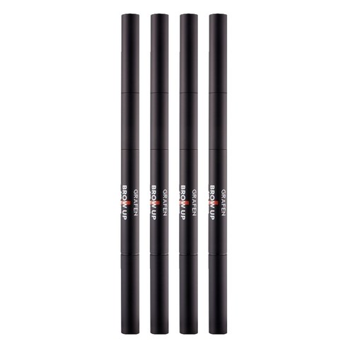 그라펜 브로우업 브로우펜슬 0.5g, 다크 브라운, 4개