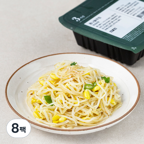집반찬연구소 콩나물 무침, 120g, 8팩