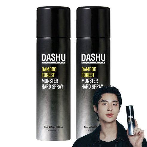 다슈 포맨 밤부 포레스트 몬스터 하드 헤어 스프레이, 280ml, 2개