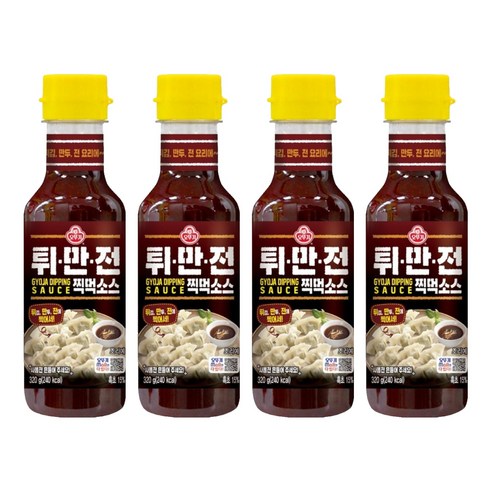 오뚜기 튀만전 찍먹소스, 4개, 320g