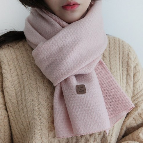 바비수 플레인 솔리드 머플러