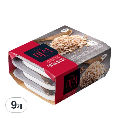 The미식 메밀쌀밥, 180g, 9개