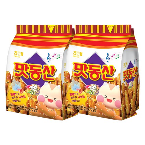 해태제과 맛동산, 165g, 2개