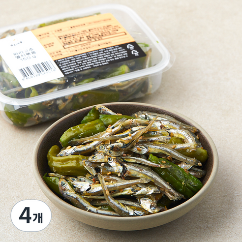 남도애꽃 꽈리고추 멸치볶음, 150g, 4개