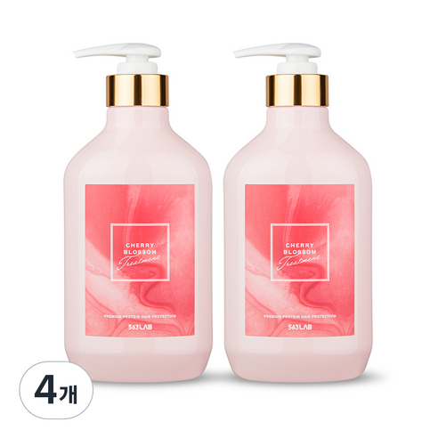 563랩 퍼퓸 트리트먼트 체리블라썸, 500ml, 4개