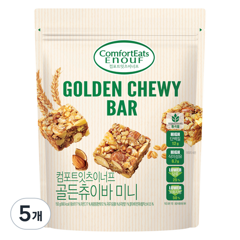 컴포트잇츠이너프 골든츄이바 미니, 5개, 150g